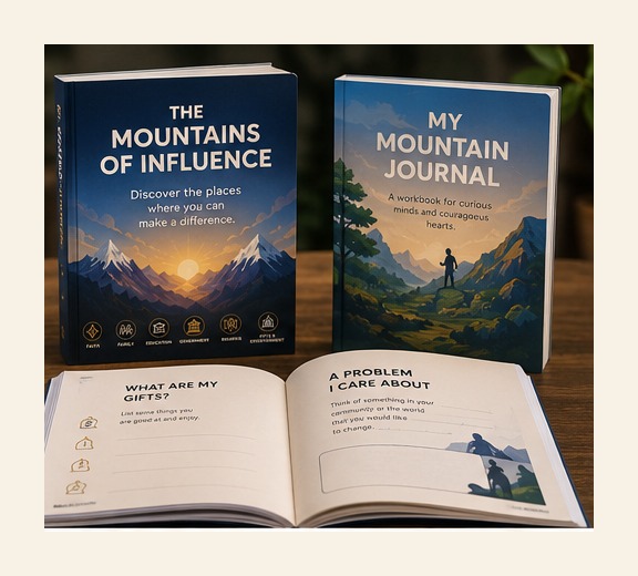 The Mountains of Influence book and My Mountain Journal