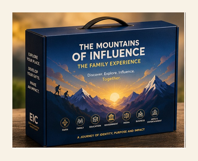 The Mountains of Influence family experience box