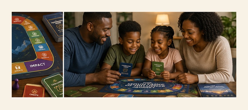 Family using the Mountains of Influence experience